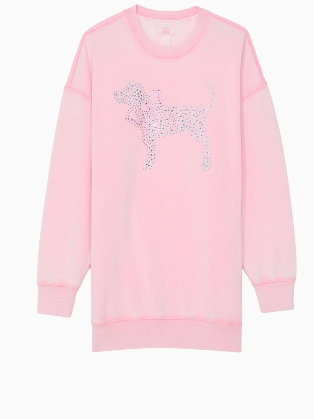 PINK X LoveShackFancy Oversized Crew Neck Dress